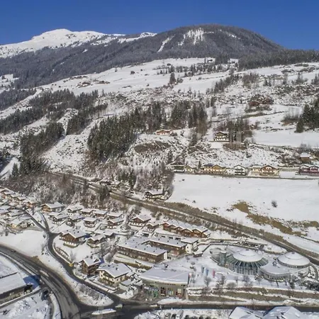 Schoeneben Berghuette Wald im Pinzgau