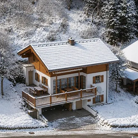 Feriehus Schoeneben Berghuette Wald im Pinzgau